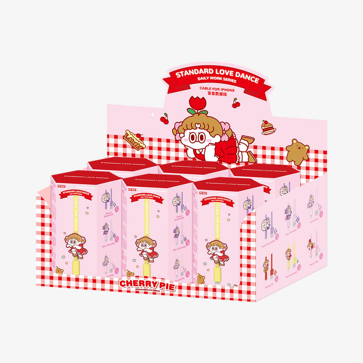 POP MART STANDARD LOVE DANCE ブラインドボックス Standard Love Dance Daily Work Series | Plush Pendant Blind