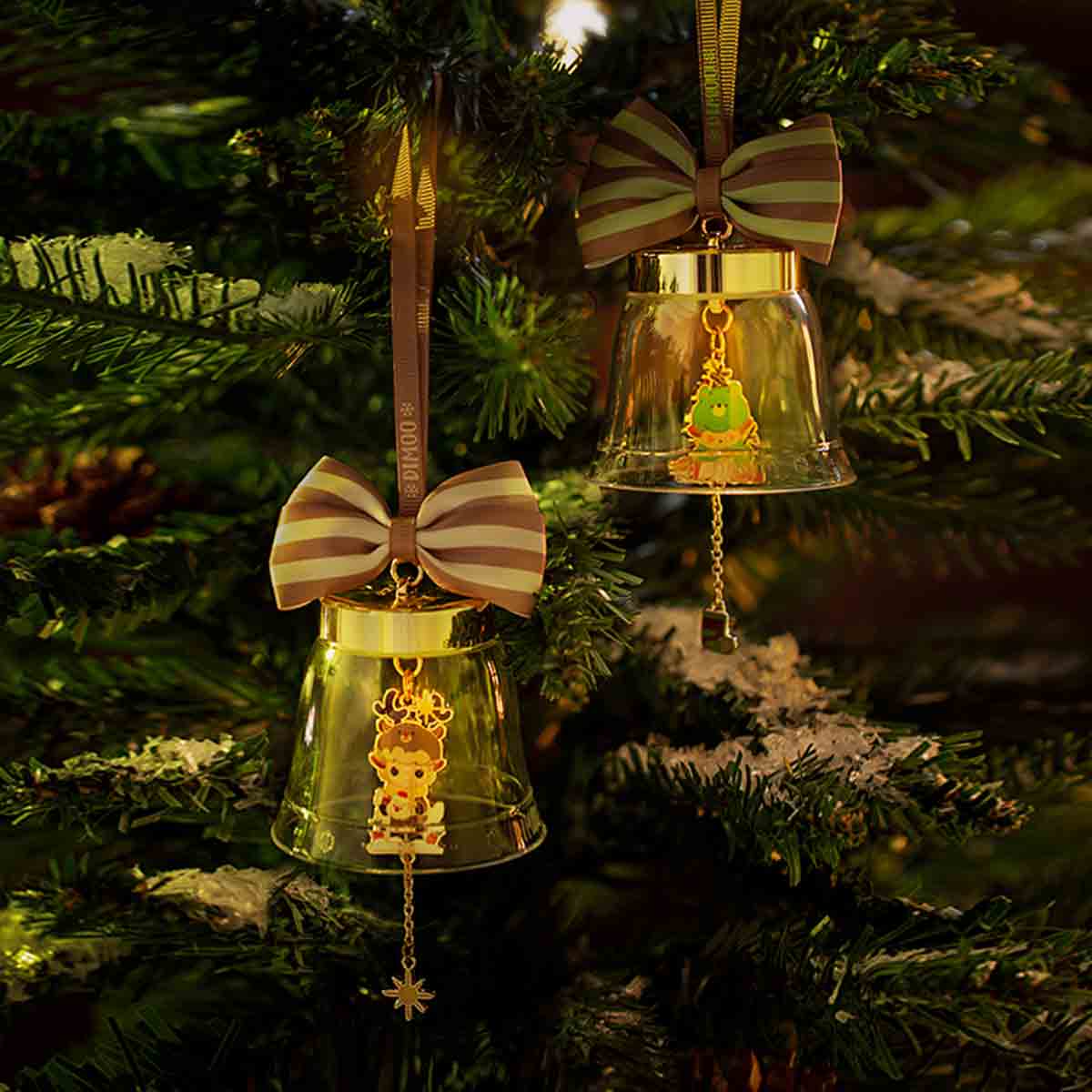 DIMOO Letters from Snowman Series-Christmas Light Bulb Blind