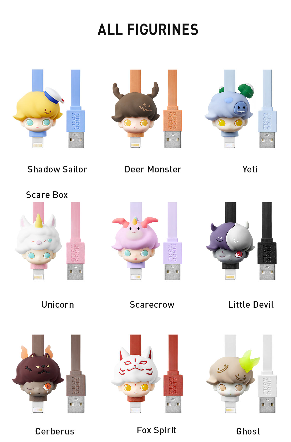 DIMOO: No One's Gonna Sleep Tonight Series-Cable Blind Box - POP