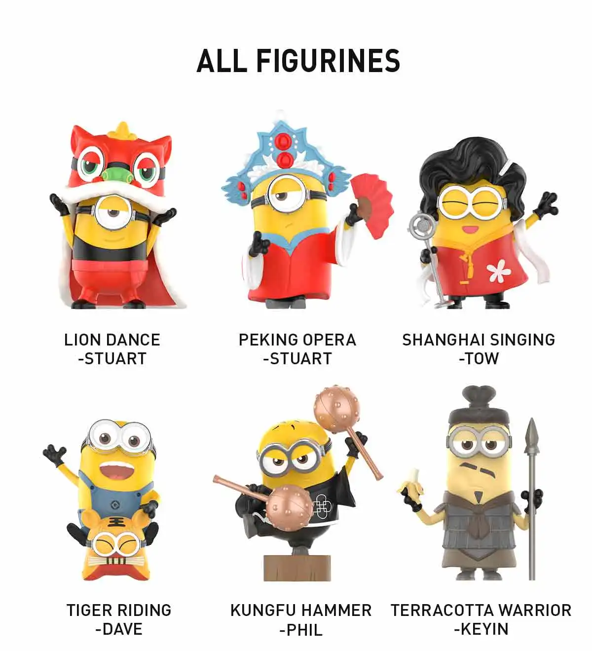 Minions Travelogues of China Series Figures - POP MART (United Kingdom)