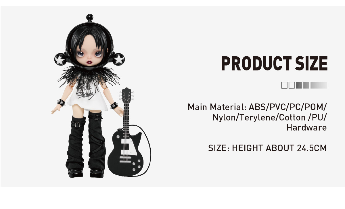 SKULLPANDA × Komatsu Nana アクションフィギュア - POP MART