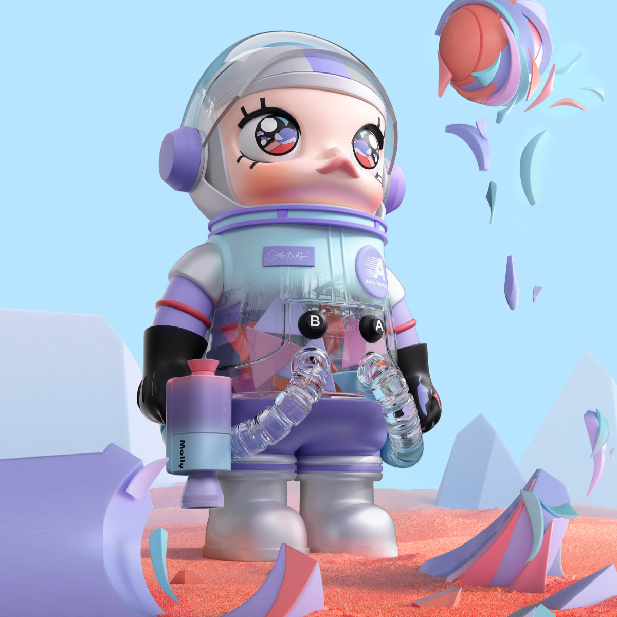 MEGA SPACE MOLLY 1000% Louis De Guzman - POP MART (United Kingdom)