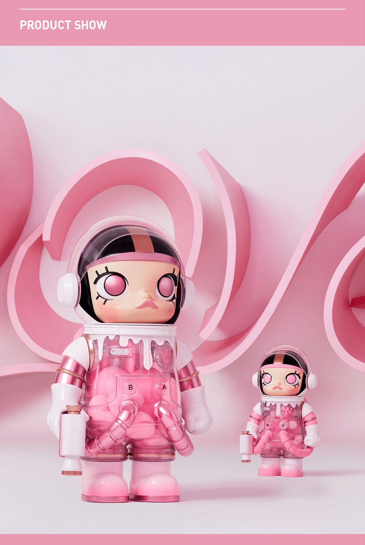 MEGA SPACE MOLLY 400% Heartfelt Words - POP MART (United Kingdom)