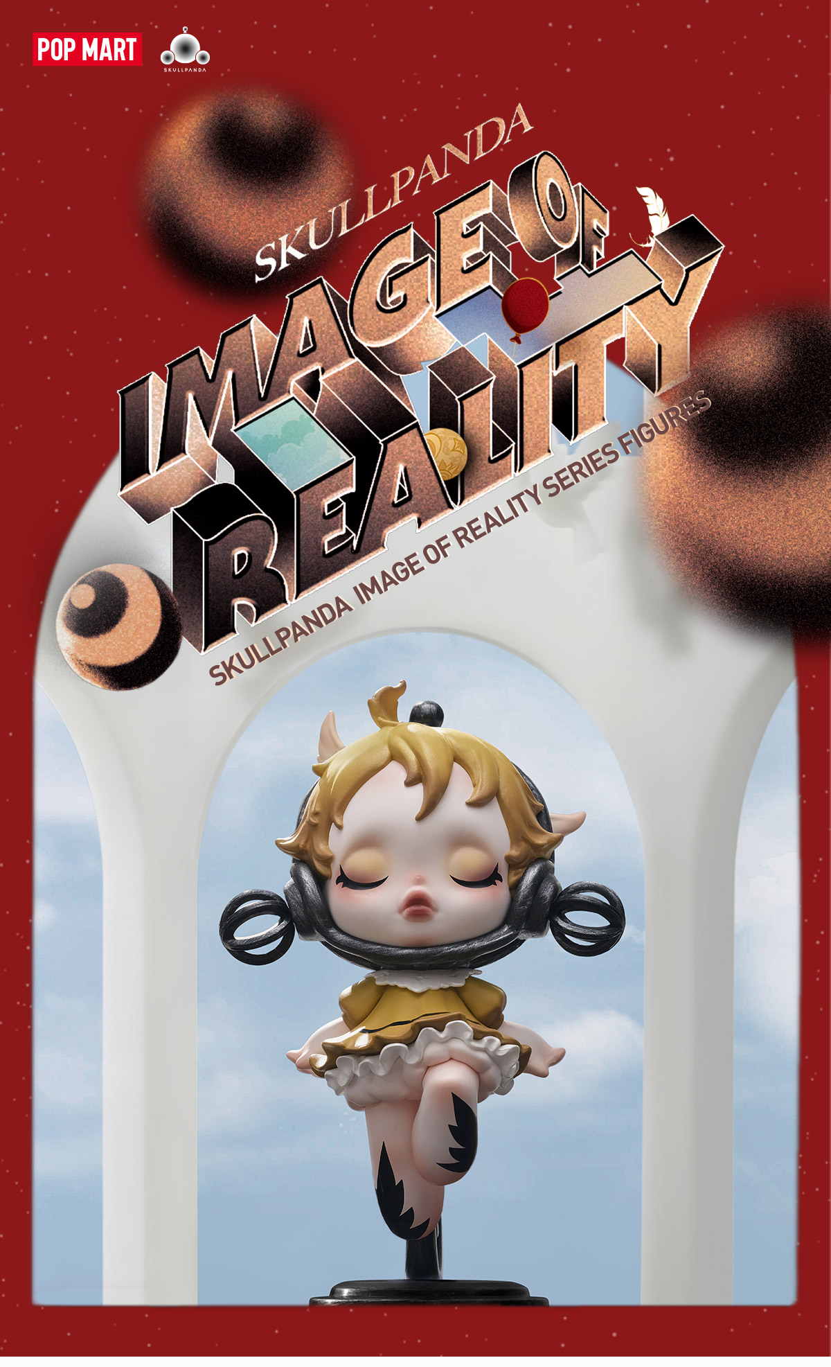 SKULLPANDA Image Of Reality Series Figures - POP MART (United Kingdom)