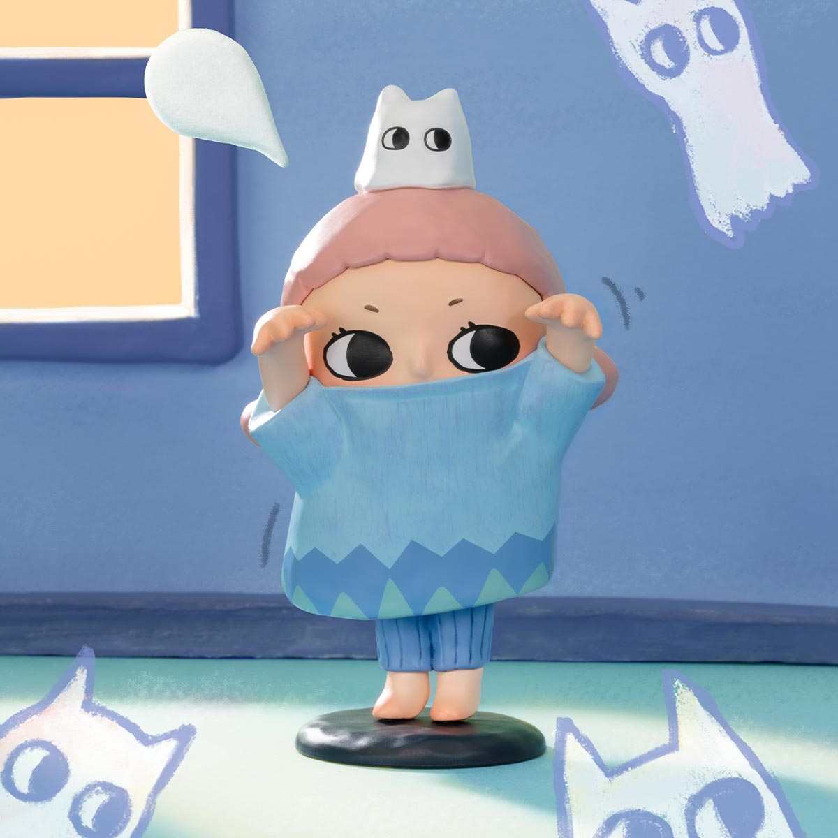 POPMART Nyota's Fluffy Life シリーズ シークレット POP MART Nyota\u0027s Fluffy Life Series Figures Whole Set（12Boxes