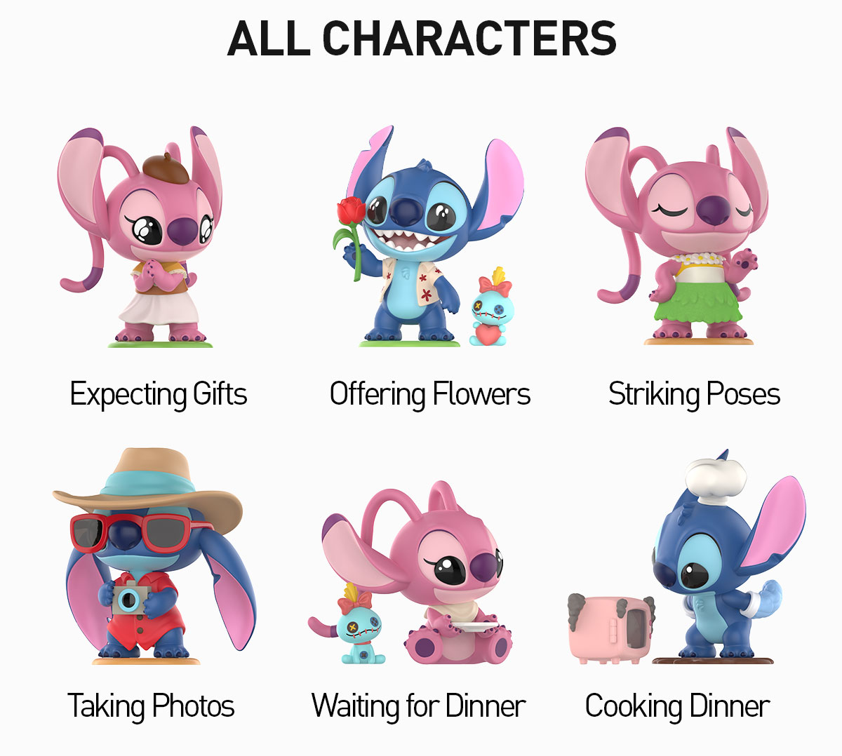 Disney Stitch on a Date Series Figures - POP MART (United Kingdom)