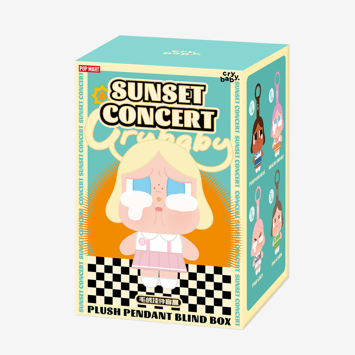 CRYBABY Sunset Concert Series-Plush Pendant Blind Box - POP MART