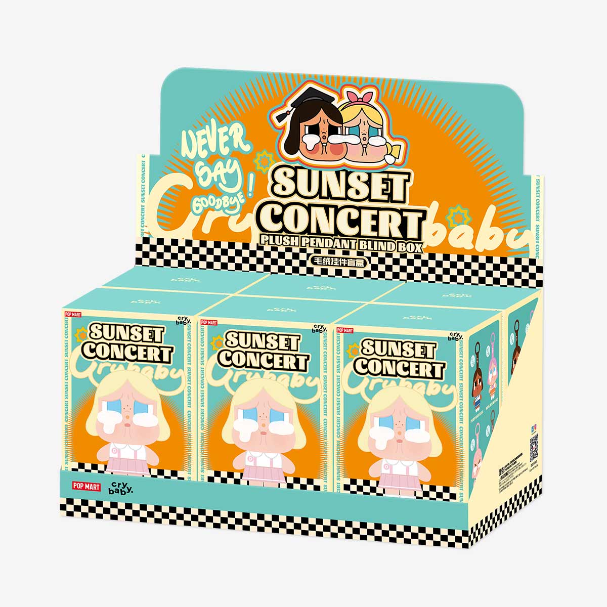 CRYBABY Sunset Concert Series-Plush Pendant Blind Box - POP MART