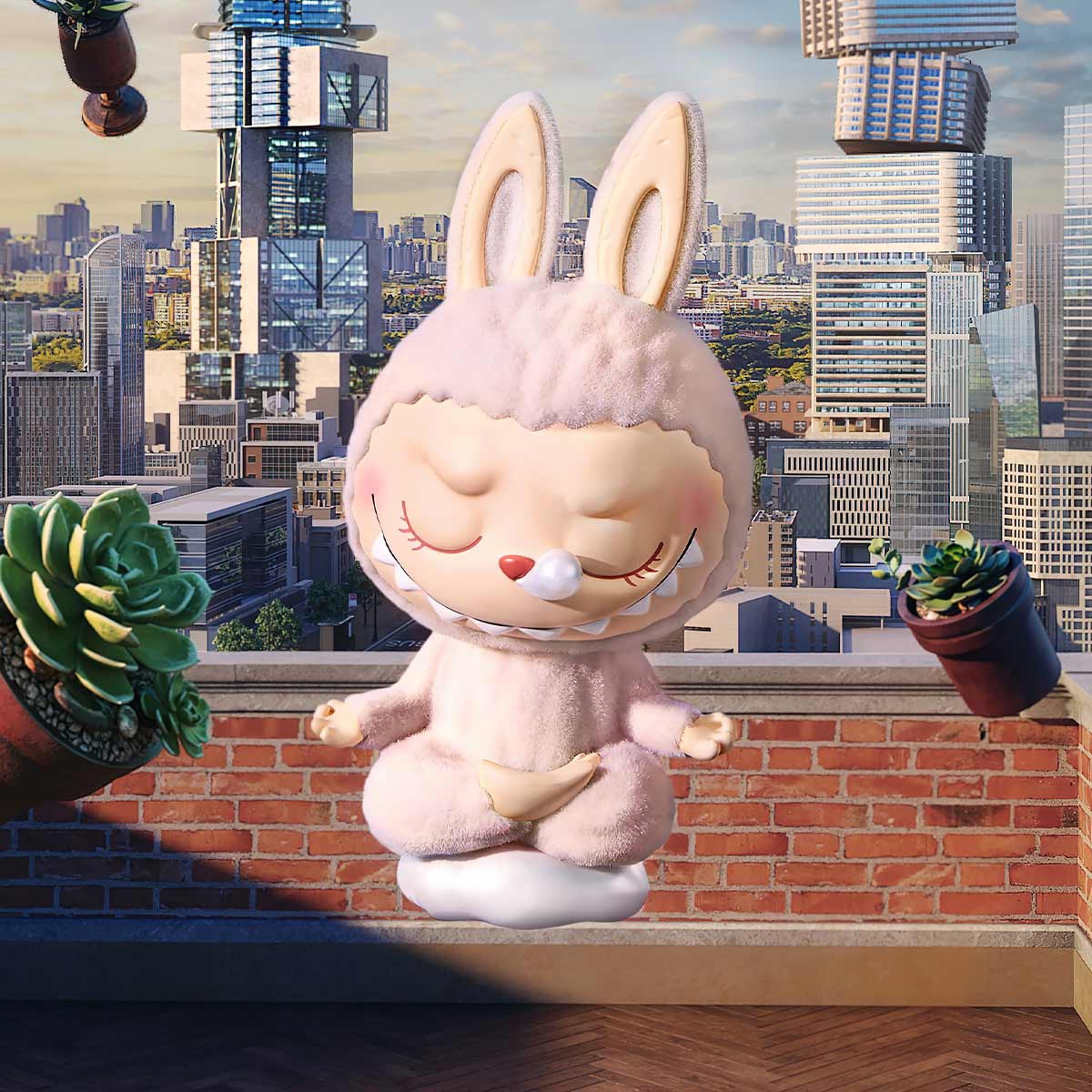 THE MONSTERS Lazy Yoga Series Figures - POP MART (United Kingdom)