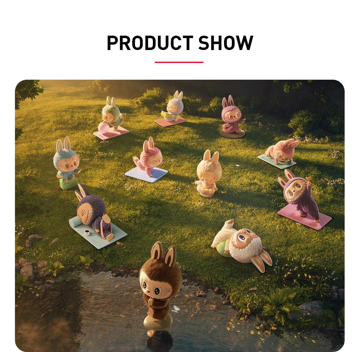 THE MONSTERS Lazy Yoga Series Figures - POP MART (United