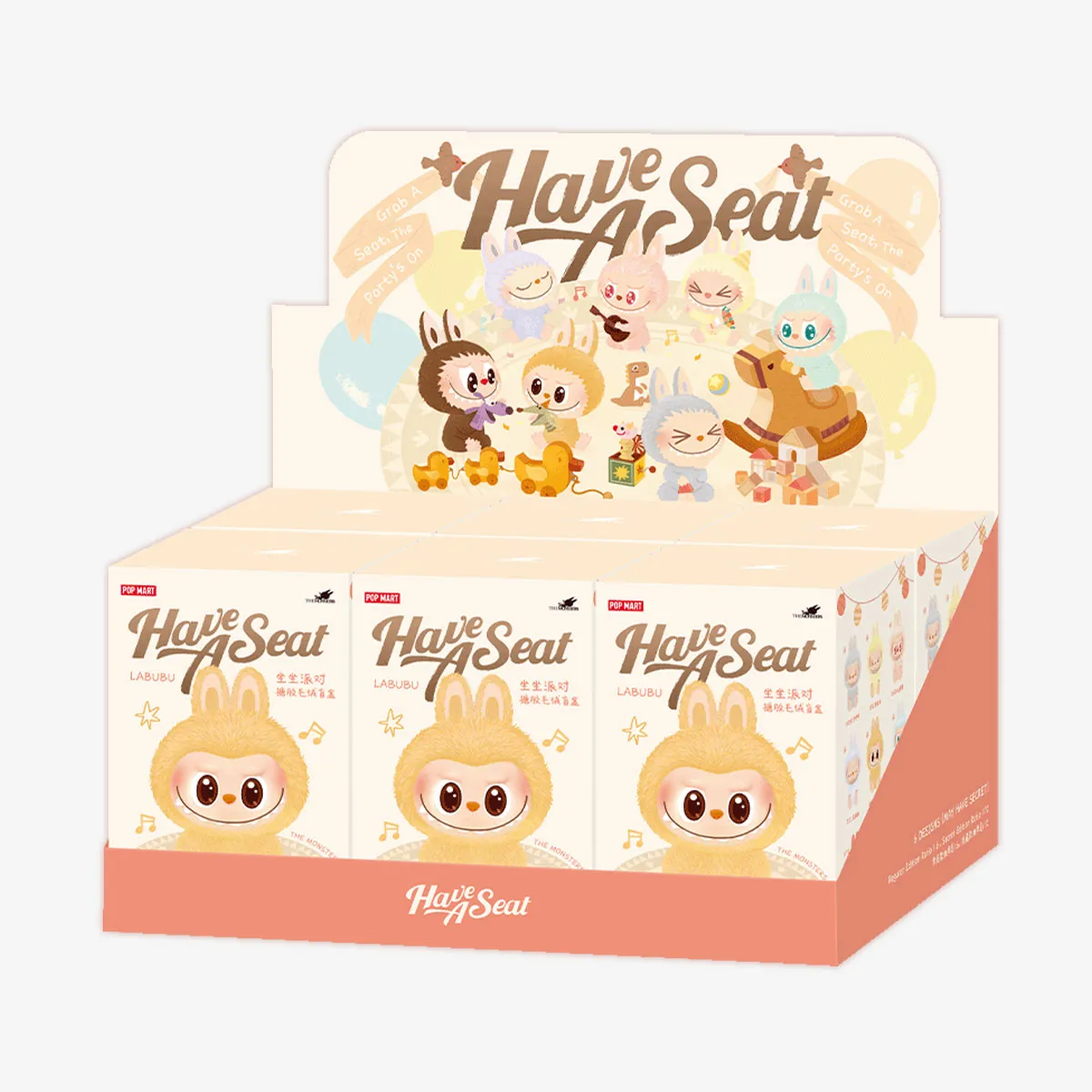 THE MONSTERS - Have a Seat Vinyl Plush Blind Box - POP MART 