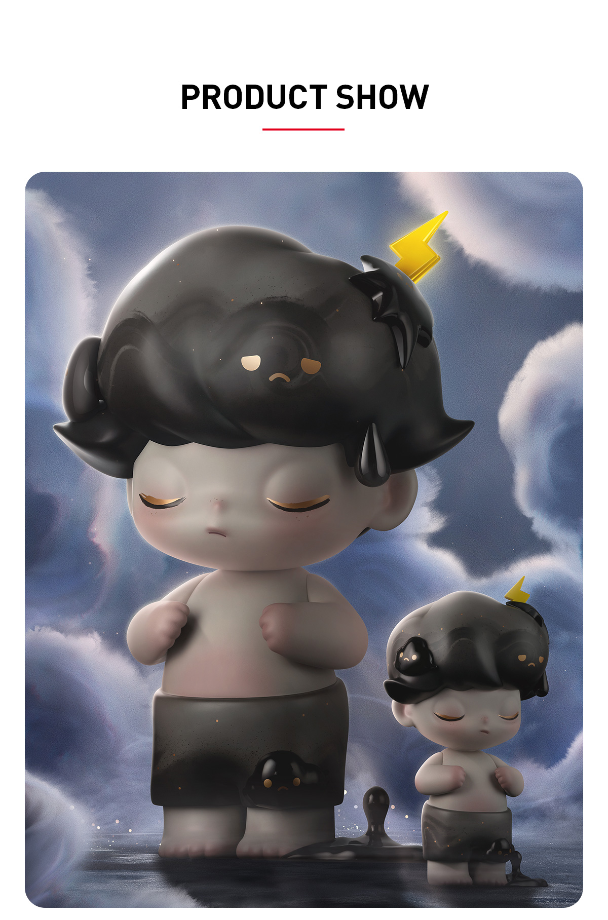 MEGA JUST DIMOO 400% A Thunder Shower - POP MART (United