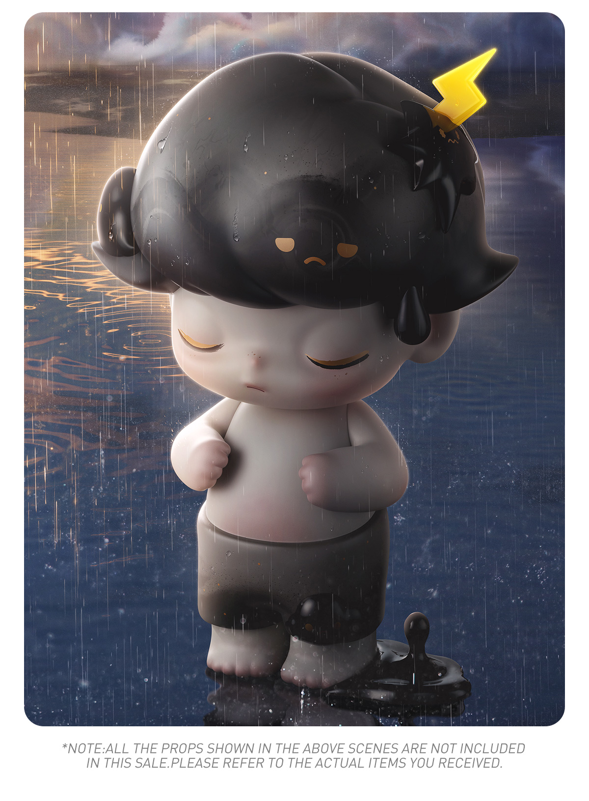 MEGA JUST DIMOO 400% A Thunder Shower - POP MART (United Kingdom)