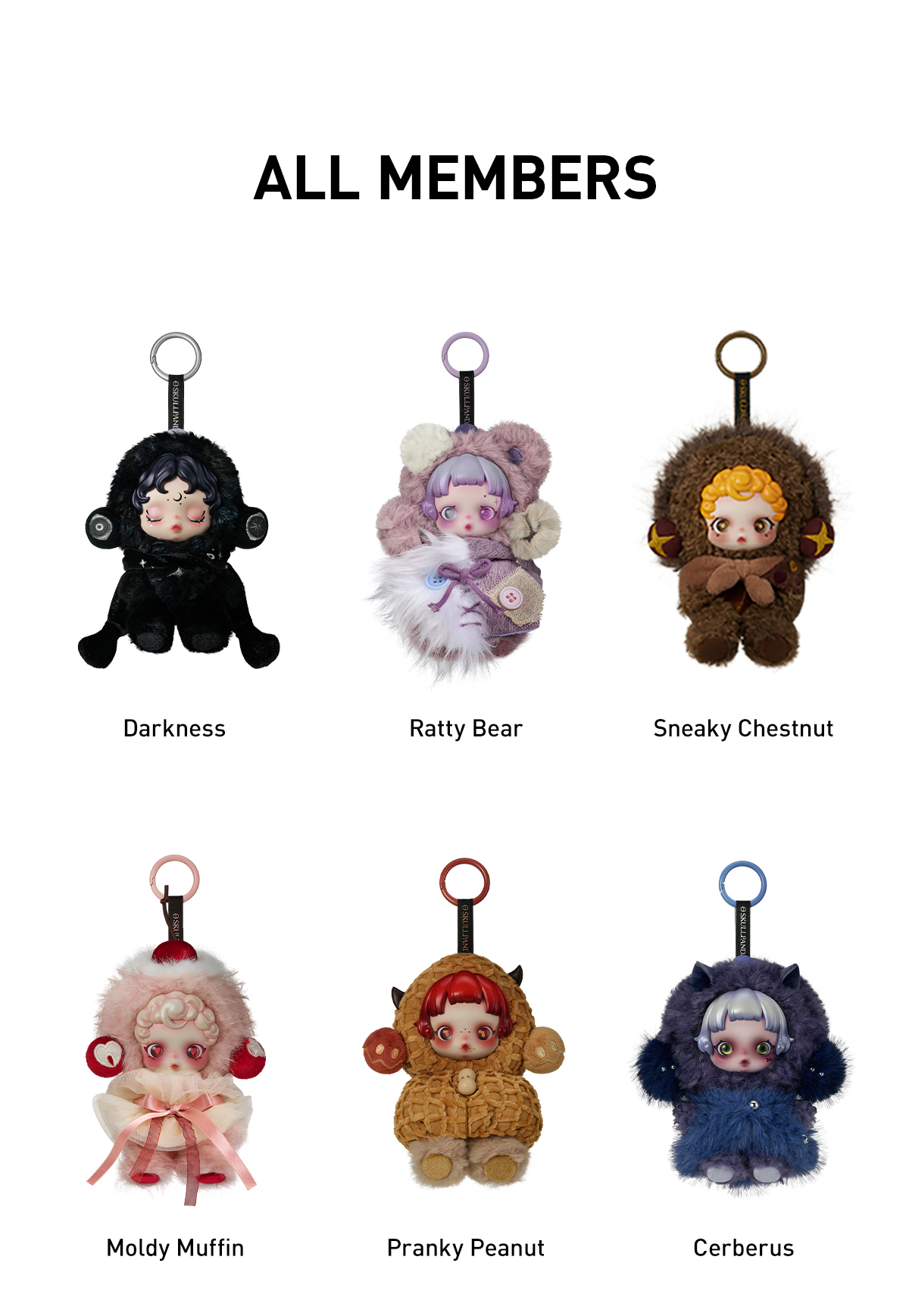 SKULLPANDA You Found Me! Series Plush Doll Pendant - POP MART