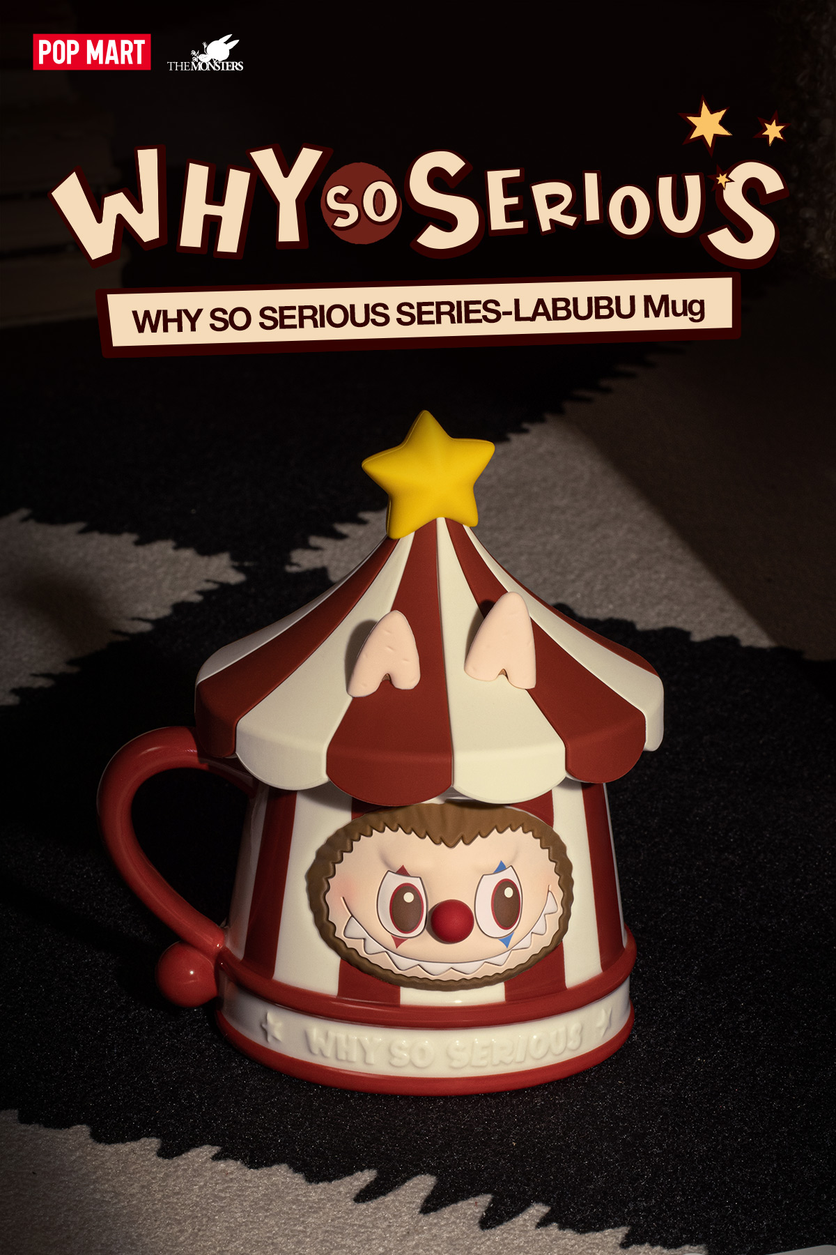 最安値【海外限定】LABUBU WHY SO SERIOUS Mug WHY SO SERIOUS SERIES-Mug - POP MART (United Kingdom)